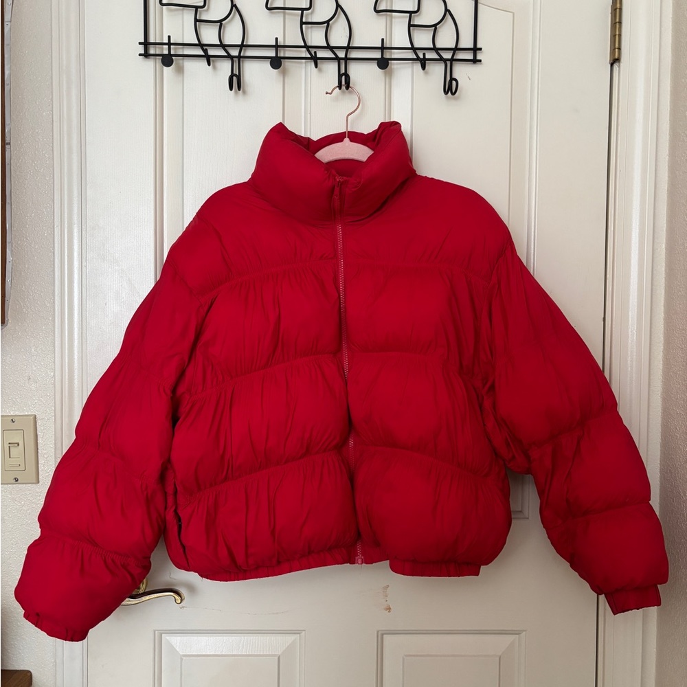 Red Puffer Jacket
